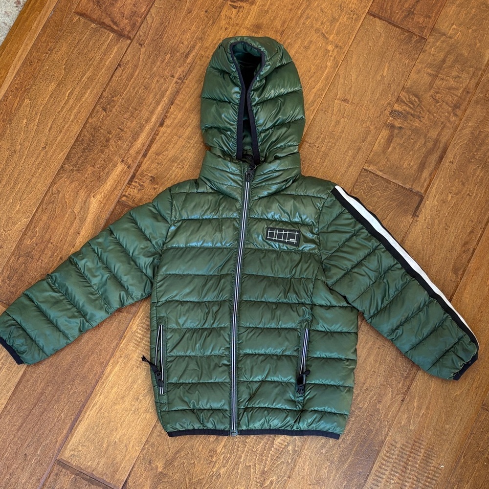 Molo Olive Green Boys Puffer